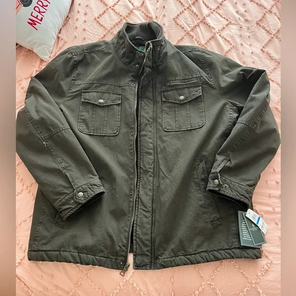 BNWT Men’s G.H Bass & Co. size XL dark brown jacket - Picture 1 of 5